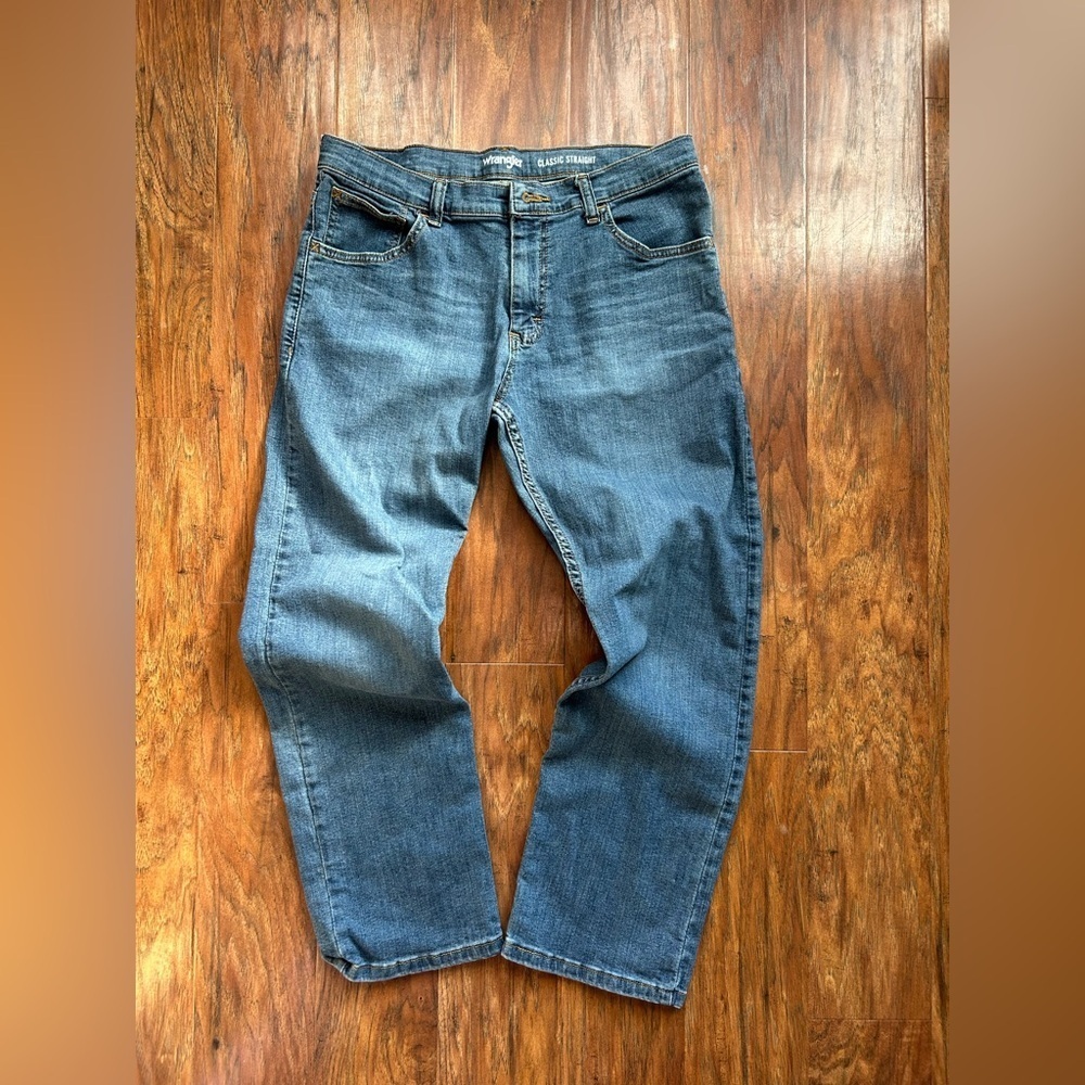 Wrangler Classic Straight Jeans Bootcut with Pockets Women’s Size 14